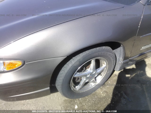 1G2WR5214YF126216 - 2000 PONTIAC GRAND PRIX GTP Qəhvəyi foto 6