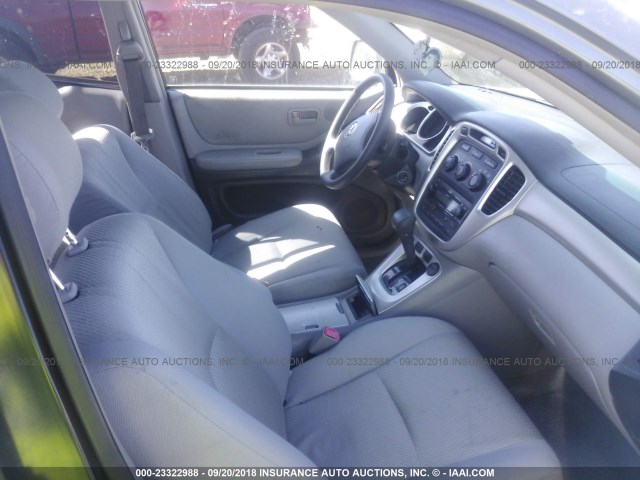 JTEEP21A240022863 - 2004 TOYOTA HIGHLANDER GRAY photo 5