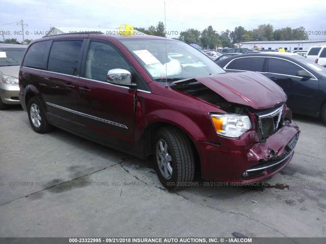 2C4RC1CG7CR143759 - 2012 CHRYSLER TOWN & COUNTRY TOURING L RED photo 1
