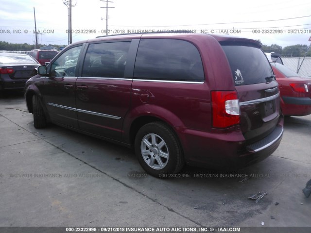 2C4RC1CG7CR143759 - 2012 CHRYSLER TOWN & COUNTRY TOURING L RED photo 3
