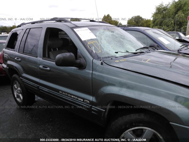 1J8GW68J12C113687 - 2002 JEEP GRAND CHEROKEE OVERLAND GRAY photo 6