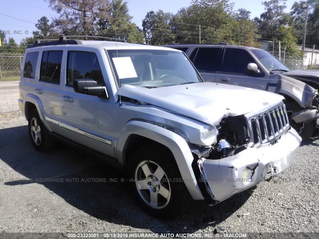 1J4RH4GK7AC162183 - 2010 JEEP COMMANDER SPORT SILVER photo 1