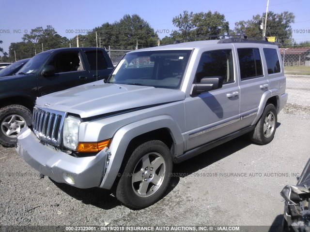 1J4RH4GK7AC162183 - 2010 JEEP COMMANDER SPORT SILVER photo 2