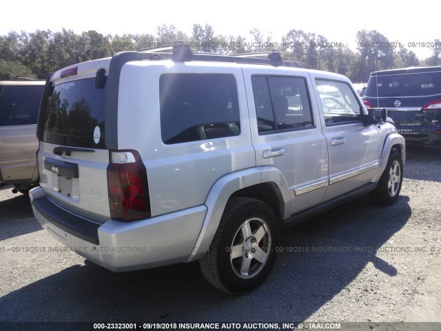1J4RH4GK7AC162183 - 2010 JEEP COMMANDER SPORT ვერცხლისფერი ფოტო 4