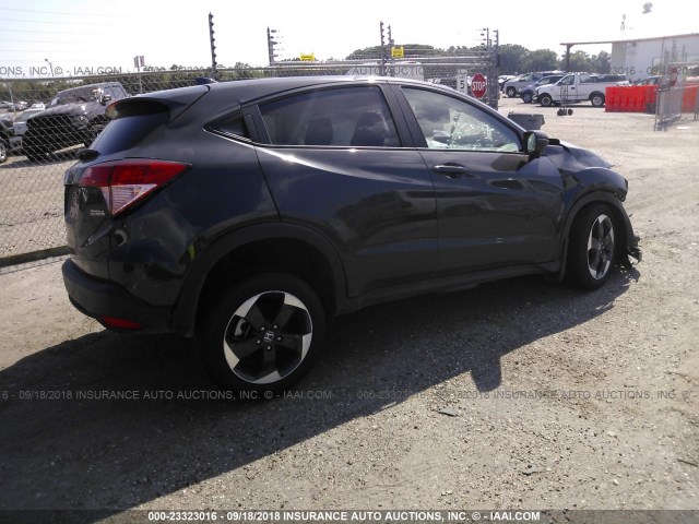 3CZRU5H58JG701045 - 2018 HONDA HR-V EX BLACK photo 4