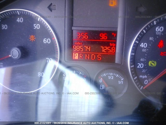 3VWEF71K67M188413 - 2007 VOLKSWAGEN JETTA WOLFSBURG 黑色 照片 7