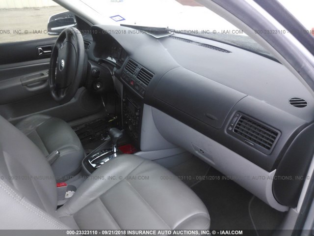 WVWSK61J73W434608 - 2003 VOLKSWAGEN JETTA GLS SILVER photo 5