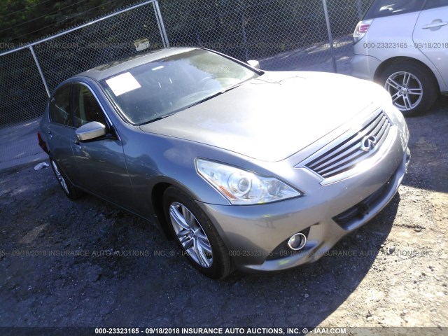 JN1CV6AP5BM506046 - 2011 INFINITI G37 SPORT GRAY photo 1