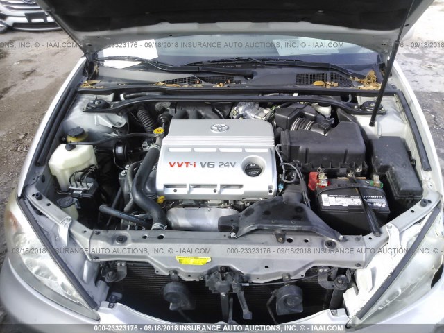 4T1BF32K14U581283 - 2004 TOYOTA CAMRY LE/XLE/SE Gümüş foto 10