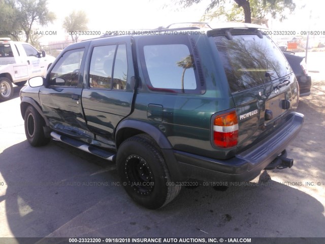 JN8AR05Y8VW188641 - 1997 NISSAN PATHFINDER LE/SE/XE GREEN photo 3