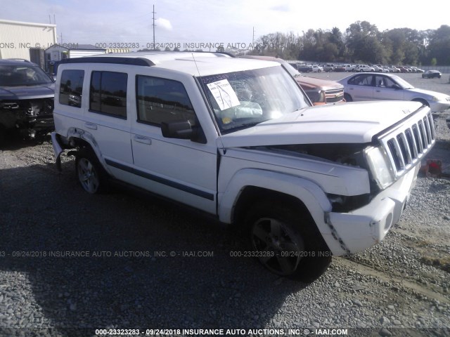 1J8HH48K58C114894 - 2008 JEEP COMMANDER SPORT თეთრი ფოტო 1