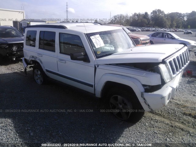 1J8HH48K58C114894 - 2008 JEEP COMMANDER SPORT WHITE photo 1