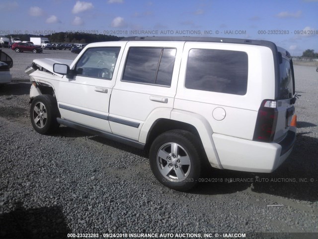 1J8HH48K58C114894 - 2008 JEEP COMMANDER SPORT WHITE photo 3