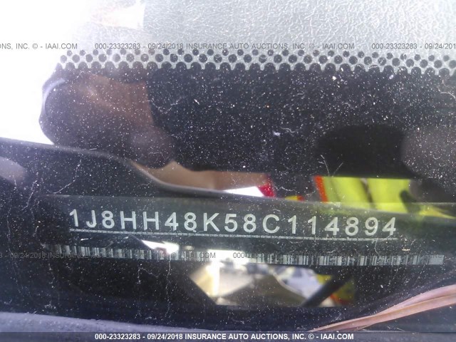 1J8HH48K58C114894 - 2008 JEEP COMMANDER SPORT თეთრი ფოტო 9