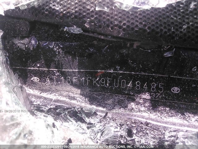 4T1BF1FK9FU048485 - 2015 TOYOTA CAMRY LE/XLE/SE/XSE 白色 照片 9