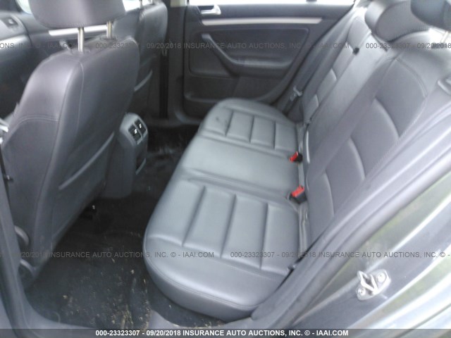 3VWRJ71K68M158359 - 2008 VOLKSWAGEN JETTA WOLFSBURG 灰色 照片 8