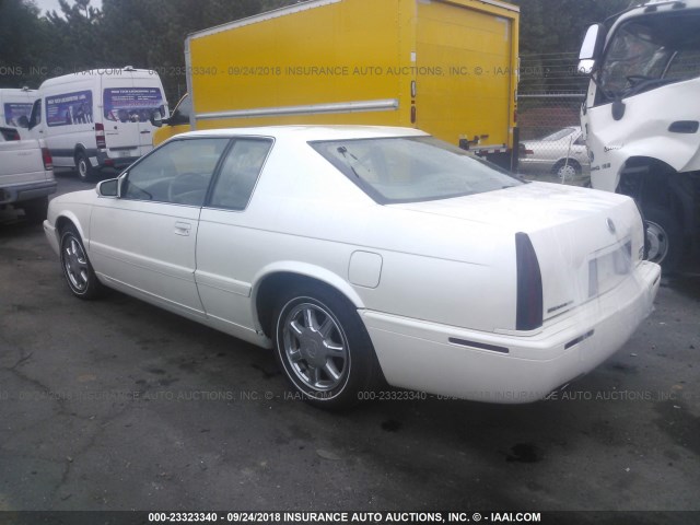 1G6ET12951B107052 - 2001 CADILLAC ELDORADO TOURING WHITE photo 3