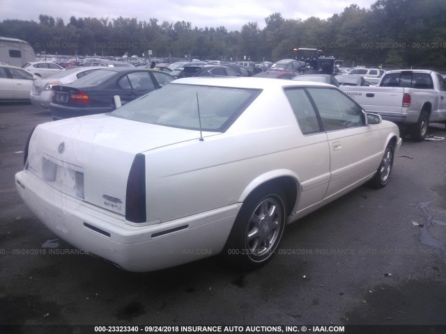 1G6ET12951B107052 - 2001 CADILLAC ELDORADO TOURING WHITE photo 4