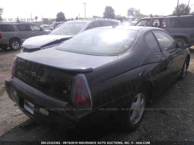 2G1WX12K559135409 - 2005 CHEVROLET MONTE CARLO LT BLACK photo 4