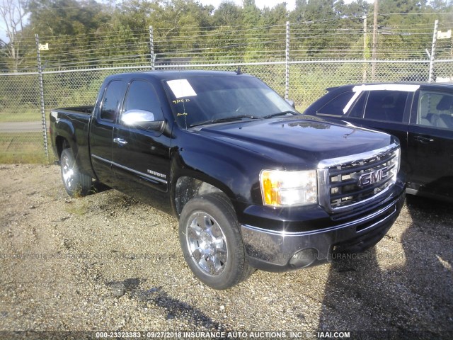 1GTR1VE06BZ435730 - 2011 GMC SIERRA C1500 SLE BLACK photo 1