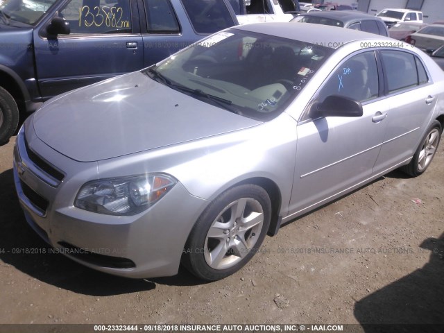 1G1ZB5E13BF123610 - 2011 CHEVROLET MALIBU LS Gümüş foto 2