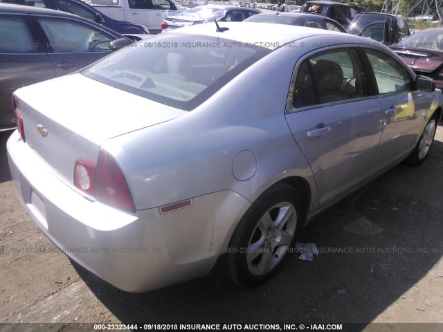 1G1ZB5E13BF123610 - 2011 CHEVROLET MALIBU LS Gümüş foto 4