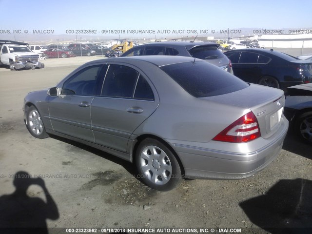 WDBRF54H06A856290 - 2006 MERCEDES-BENZ C GENERATION 2006 280 TAN photo 3