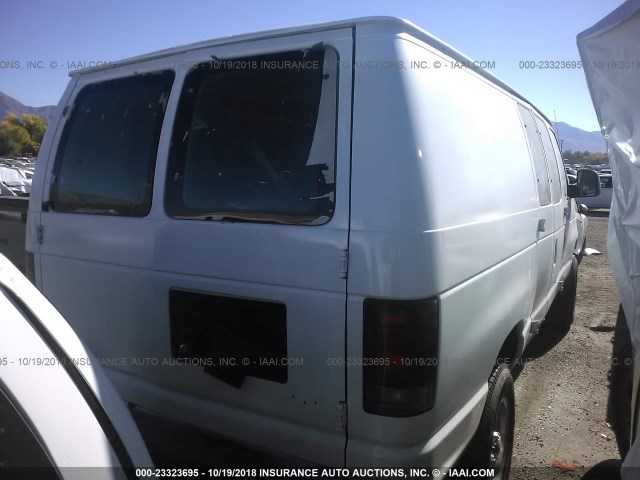 1FTSE34L16HB22246 - 2006 FORD ECONOLINE E350 SUPER DUTY VAN WHITE photo 4