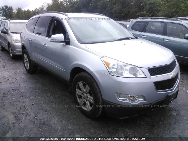 1GNKVGED8BJ241873 - 2011 CHEVROLET TRAVERSE LT SILVER photo 1