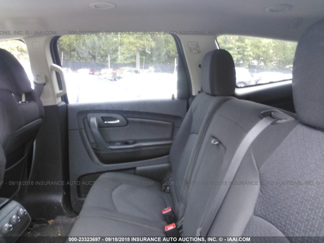 1GNKVGED8BJ241873 - 2011 CHEVROLET TRAVERSE LT SILVER photo 8