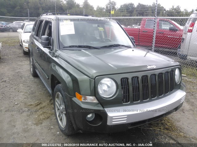 1J8FF48W97D377754 - 2007 JEEP PATRIOT LIMITED GREEN photo 6