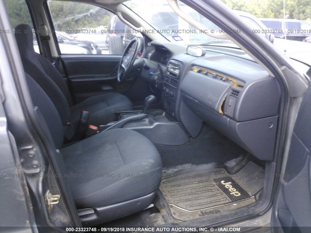 1J4GX48S94C117890 - 2004 JEEP GRAND CHEROKEE LAREDO/COLUMBIA/FREEDOM 灰色 照片 5