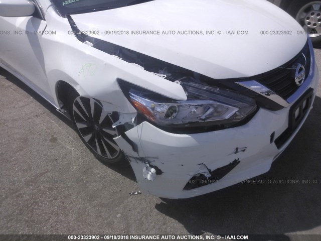 1N4AL3AP2JC144440 - 2018 NISSAN ALTIMA 2.5/S/SV/SL/SR WHITE photo 6