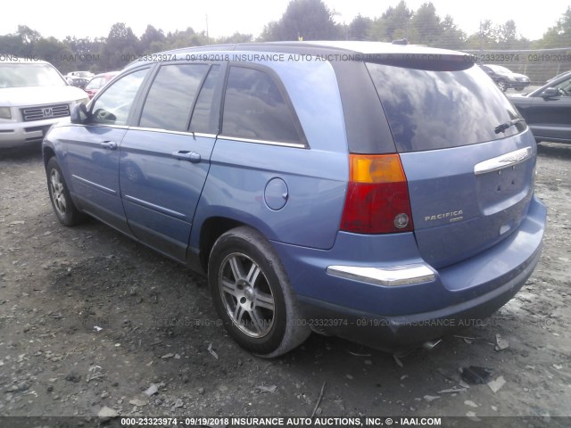 2A8GM68X97R335421 - 2007 CHRYSLER PACIFICA TOURING BLUE photo 3