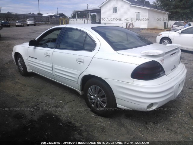 1G2NE52T5XC531364 - 1999 PONTIAC GRAND AM SE WHITE photo 3