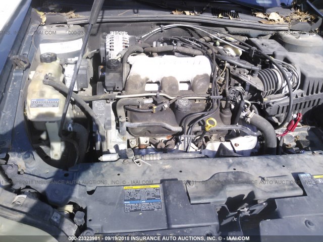 1G1NE52JX2M628923 - 2002 CHEVROLET MALIBU LS Yaşıl foto 10