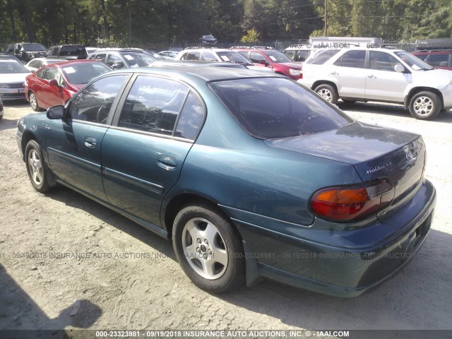 1G1NE52JX2M628923 - 2002 CHEVROLET MALIBU LS Yaşıl foto 3