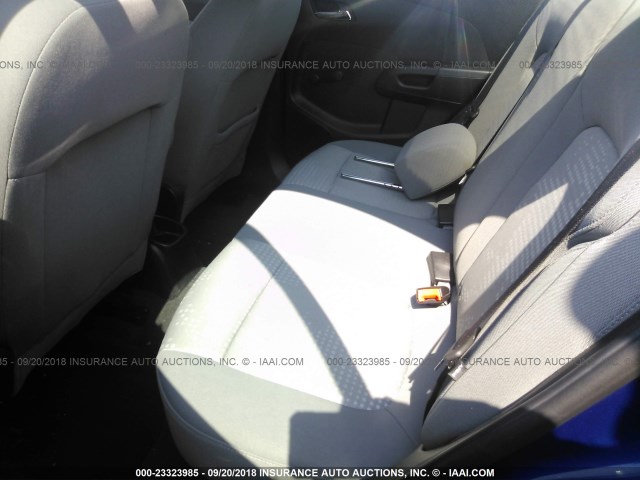1G1JA5SH0E4148692 - 2014 CHEVROLET SONIC LS BLUE photo 8