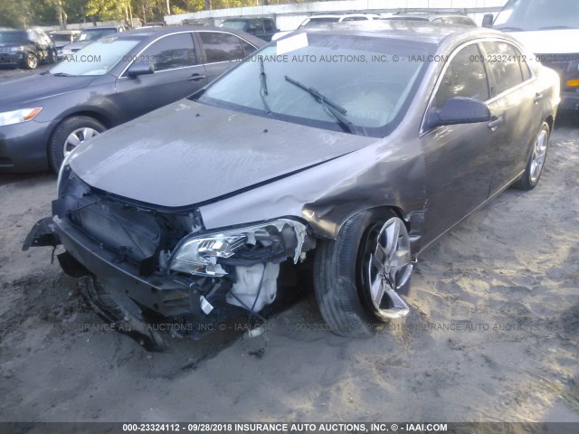 1G1ZA5EU8CF215939 - 2012 CHEVROLET MALIBU LS Qəhvəyi foto 2