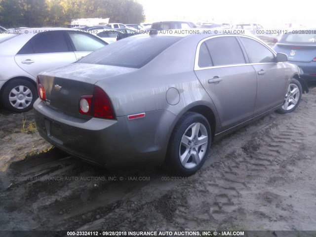 1G1ZA5EU8CF215939 - 2012 CHEVROLET MALIBU LS Qəhvəyi foto 4