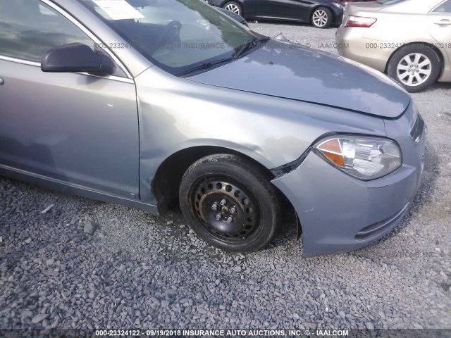 1G1ZG57B29F115743 - 2009 CHEVROLET MALIBU LS Light Blue photo 6