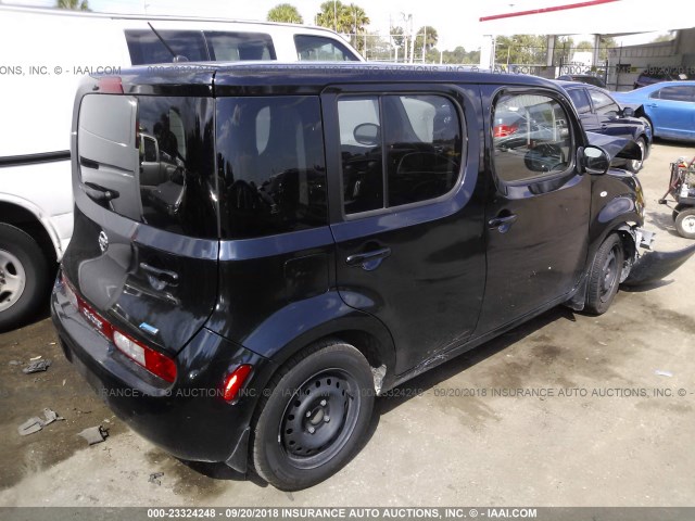 JN8AZ2KR9DT303627 - 2013 NISSAN CUBE S/SL BLACK photo 4