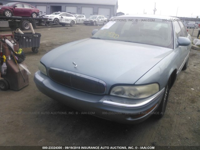 1G4CW54KX34124791 - 2003 BUICK PARK AVENUE  BLUE photo 2