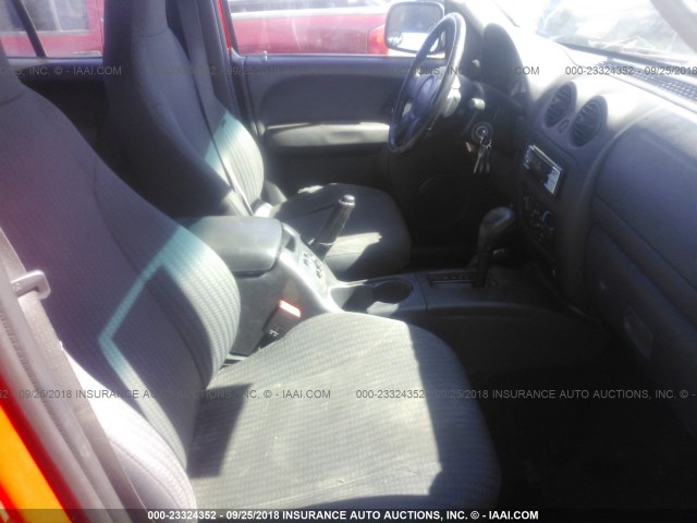 1J4GL48KX3W700400 - 2003 JEEP LIBERTY SPORT/FREEDOM წითელი ფოტო 5