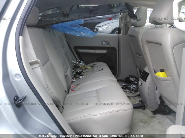 2FMDK49C37BB44548 - 2007 FORD EDGE SEL PLUS GRAY photo 8