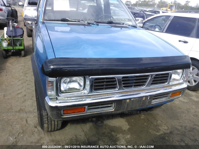 1N6SD16Y7TC383130 - 1996 NISSAN TRUCK KING CAB SE/KING CAB XE TURQUOISE photo 6