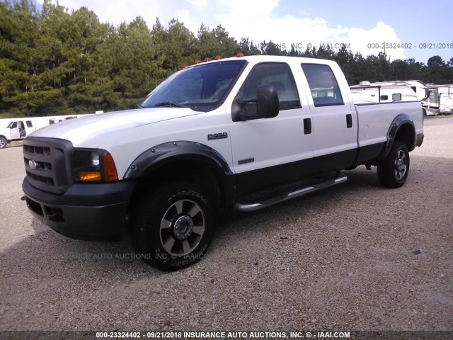 1FTSW31P96EC39921 - 2006 FORD F350 SRW SUPER DUTY WHITE photo 2