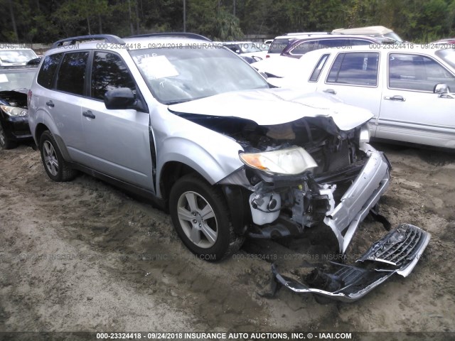 JF2SH6BC4AH900142 - 2010 SUBARU FORESTER XS Сріблястий фото 1