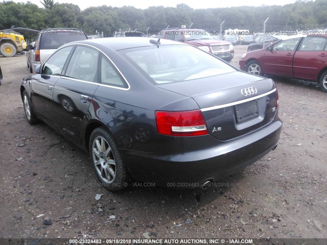 WAUDG74F75N063141 - 2005 AUDI A6 3.2 QUATTRO BLACK photo 3