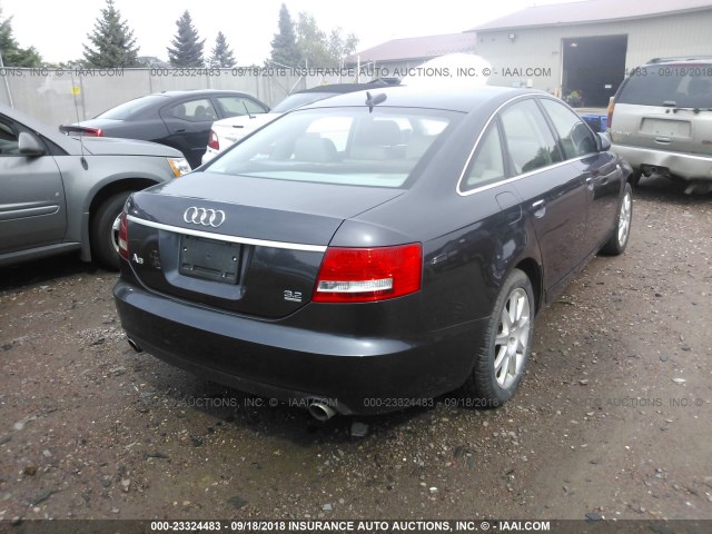 WAUDG74F75N063141 - 2005 AUDI A6 3.2 QUATTRO BLACK photo 4